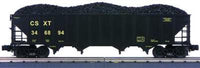MTH Premier 20-97408 Norfolk & Western 4-Bay Hopper Car . O SCALE Like New Damaged Box