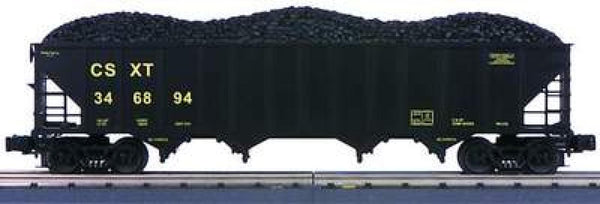 MTH Premier 20-97408 Norfolk & Western 4-Bay Hopper Car . O SCALE Like New Damaged Box
