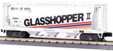 MTH Premier 20-97442 Glasshopper Glasshopper O Scale 3-Bay Cylindrical Hopper Car Like New