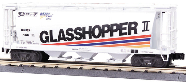 MTH Premier 20-97442 Glasshopper 3-Bay Cylindrical Hopper Car FLA O Scale NEW