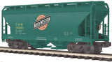 MTH Premier 20-97475 Chicago & North Western CNW 2-Bay Centerflow Hopper O SCALE Like New