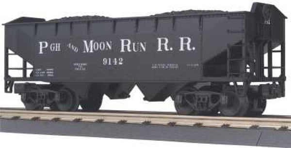 MTH Premier 20-97487 Pittsburgh & Moon Run 2-Bay Offset Hopper Car O Scale  NEW