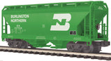 MTH Premier 20-97520 Burlington Northern BN 2-Bay Centerflow Hopper O SCALE Used as is