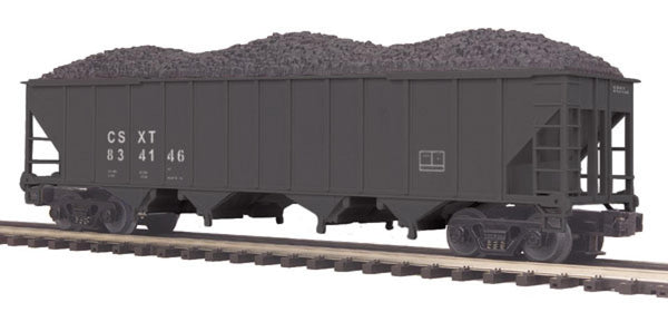 MTH Premier 20-97623 CSX 4-Bay Hopper Car 834146 O SCALE Like New