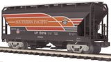 MTH Premier 20-97652 Southern Pacific 2-Bay Centerfow Hopper - Southern Pacific O SCALE Like New