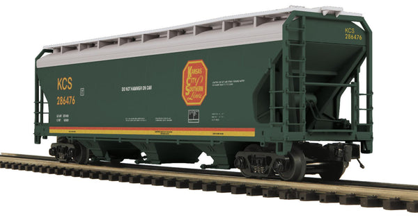 MTH Premier 20-97665 Kansas City Southern 3-Bay Centerflow Hopper O SCALE NEW