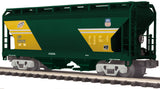 MTH Premier 20-97669 Chicago & North Western 2-Bay Centerfow Hopper - Chicago NorthWestern O SCALE Like New