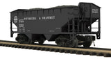 MTH PREMIER 20-97680 PITTSBURG SHAWMUT 2 BAY OFFSET COAL HOPPER CAR o scale Like New