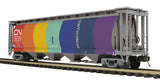 MTH Premier 20-97687 Canadian National 100 Ton Cylindrical Hopper Car CN370708 O SCALE Like New