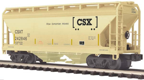 MTH Premier 20-97745 CSX O Scale Premier 2-Bay Centerflow Hopper Like New