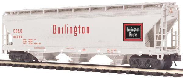 MTH Premier 20-97749 Burlington 3-Bay Centerflow Hopper O Scale FLA NEW
