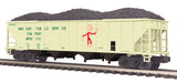 MTH Premier 20-97902 Missouri Public Service 4-Bay Hopper Car w/Coal Load #1100. O SCALE NEW