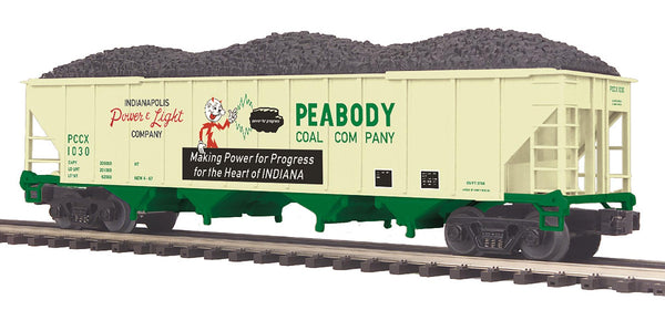MTH Premier 20-97903 Peabody Coal 4-Bay Hopper Car #1033 O Scale NEW