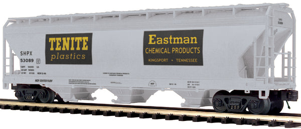 MTH Premier 20-97960 Tenite Plastics Eastman Chemical 3-Bay Centerflow Hopper Car O SCALE NEW