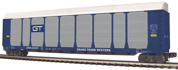 MTH Premier 20-98312 Grand Trunk Western Corrugated Auto Carrier - GTW #310114. O SCALE Like New