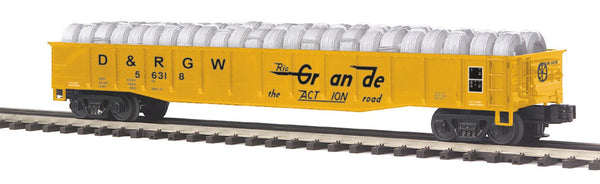 MTH Premier 20-98813 Denver & Rio Grande Western Gondola Car w/Coiled Wire Load O Scale NEW