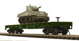 MTH 20-98914 Premier U.S. Army Flat Car w/(1) M4 Sherman Tank O SCALE NEW