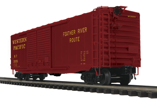 MTH Premier 20-99320 Western Pacific 50 Ps-1 Double Door Box Car . Road Number: 35555 O SCALE NEW