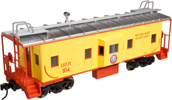 Atlas 2001734-1 UNION RAILROAD URR Bay Window Caboose Yellow/Orange O Scale NEW