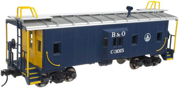 Atlas 2001726-1 BALTIMORE & OHIO Bay Window Caboose TRAINMAN Blue/Gold O Scale NEW