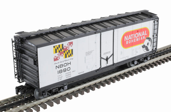 Atlas 2002316-1 NATIONAL BOHEMIAN MD Beer 40' Plug Door Box Car TRAINMAN O Scale NEW