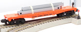 American Flyer 6-48505 ILLINOIS CENTRAL Flat Car With Load S Scale Like New