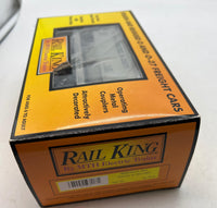 MTH Railking 30-7518 Baltimore & Ohio Ore Car w/coal load - B&O Gray body with blue lettering O SCALE Used Excellent