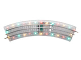 Lionel 2025020 LIGHTED FASTRACK O36 CURVE 4-PACK O SCALE NEW