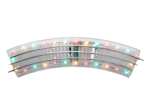 Lionel 2025020 LIGHTED FASTRACK O36 CURVE 4-PACK O SCALE NEW