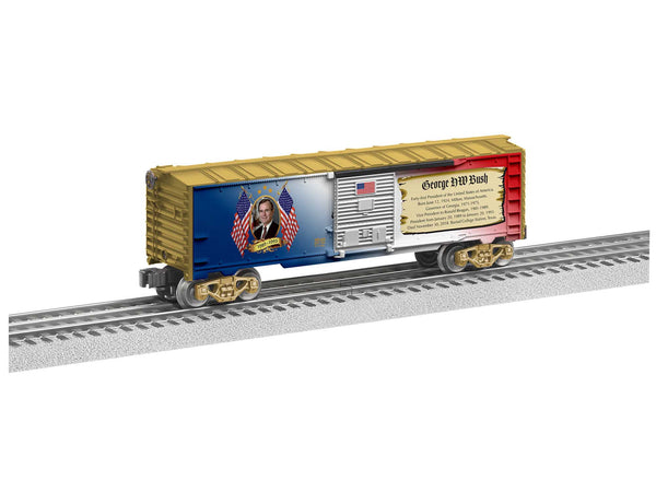 Lionel 2038050 GEORGE H. W. BUSH PRESIDENTIAL MUSA BOXCAR O Scale