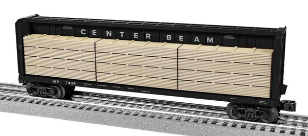 Lionel 2043081 WESTERN PACIFIC WP CENTERBEAM FLATCAR #1404 O SCALE NEW