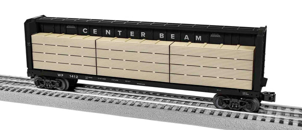 Lionel 2043082 WESTERN PACIFIC WP CENTERBEAM FLATCAR #1412 O SCALE NEW