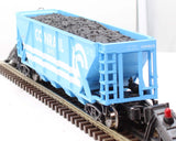 Menards 279-5287 BOSTON & MAINE 4-Bay Coal Hopper Mainline #5586 O Scale Like New