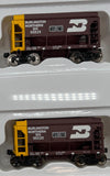Walthers Ho 910-58052 Burlington Northern 4 car ore car set  HO SCALE Like New