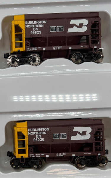 Walthers Ho 910-58052 Burlington Northern 4 car ore car set  HO SCALE Like New