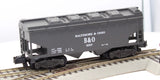 American Flyer 4-9207 BALTIMORE & OHIO Covered Hopper Mainline S Scale Like New
