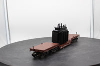 K-Line K692-1891 PRR Die-Cast flatcar with Transformer O SCALE Used Damaged Box