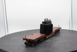 K-Line K692-1891 PRR Die-Cast flatcar with Transformer O SCALE Used Damaged Box