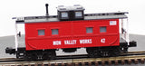 MTH 30-4159C RAILKING Mon Valley Works Steel Caboose O SCALE Like New