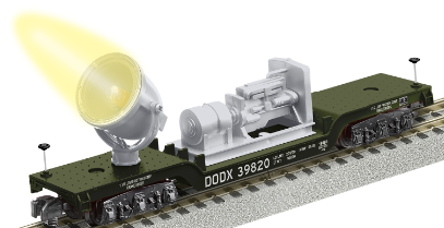 Lionel 2119180 American Flyer DODX Searchlight Car O-Scale