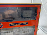 Lionel 6-85377 Maintenance of Way MOW Disconnect Work Car 4-Packs O SCALE Like New