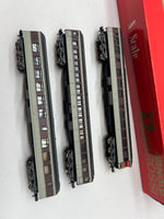 Arnold Rivarossi 0554 Lackawanna heavyweight passenger set 3 pcs N scale Like New Damaged Box