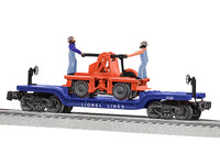 Lionel 2128080 LIONEL LINES FLATCAR WITH HANDCAR O Scale