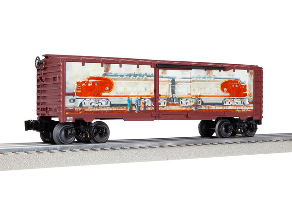 Lionel 2128300 Angela Trotta Thomas Santa Fe Boxcar O SCALE NEW
