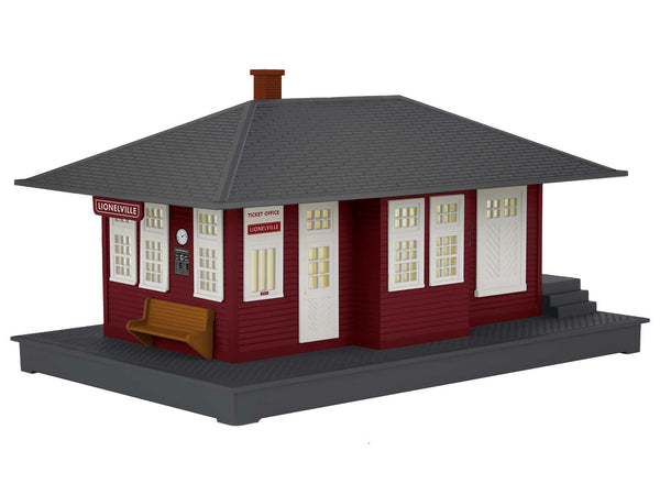 Lionel 2129250 TALKING PASSENGER STATION O SCALE NEW