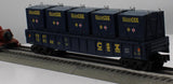 MTH Railking 30-72072 CSX Gondola Car w/LCL Containers O SCALE Like New