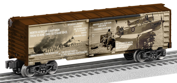 Lionel 2138130 WWII Africa Campaign Musa Boxcar