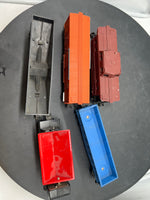Lionel Postwar/Vintage Assorted Freight Cars Lot of 5: 25000, 3656, 64173, 6112, 3559 O SCALE Used No Box as is
