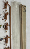 Merten 847 Horses and Riders German HO SCALE Used Excellent Damaged Box missing rider as is