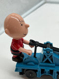 Lionel 6-18413 Charlie Brown and Lucy Peanuts operating hand car O SCALE Used Broken as is